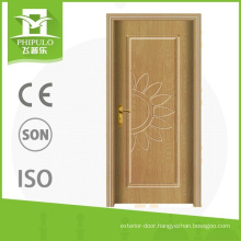 Cheap bedroom furniture prices newest style standard size pvc wood door with nice quality